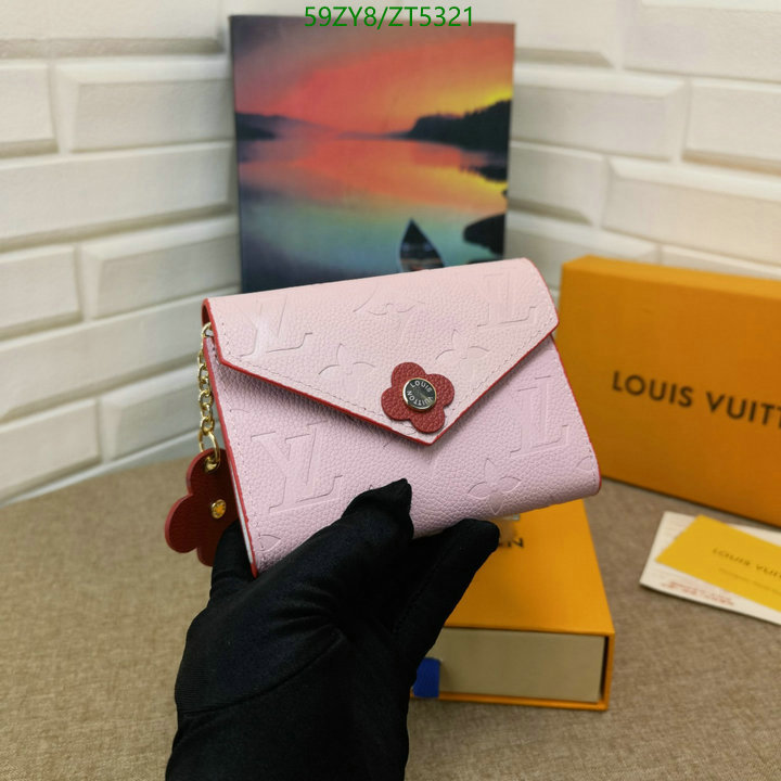 LV Bags-(4A)-Wallet-,Code: ZT5321,$: 59USD