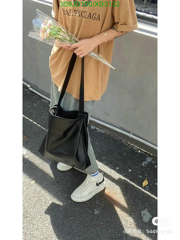Miu Miu Bag-(Mirror)-Handbag-,Code: XB3132,$: 359USD