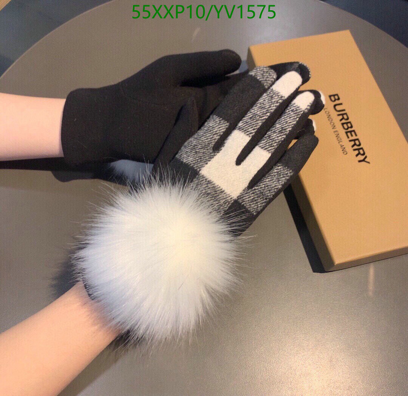 Gloves-Burberry, Code: YV1575,$: 55USD