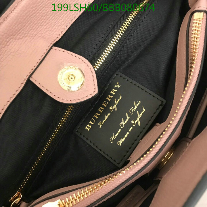 Burberry Bag-(Mirror)-Handbag-,Code: BBB080674,$:199USD