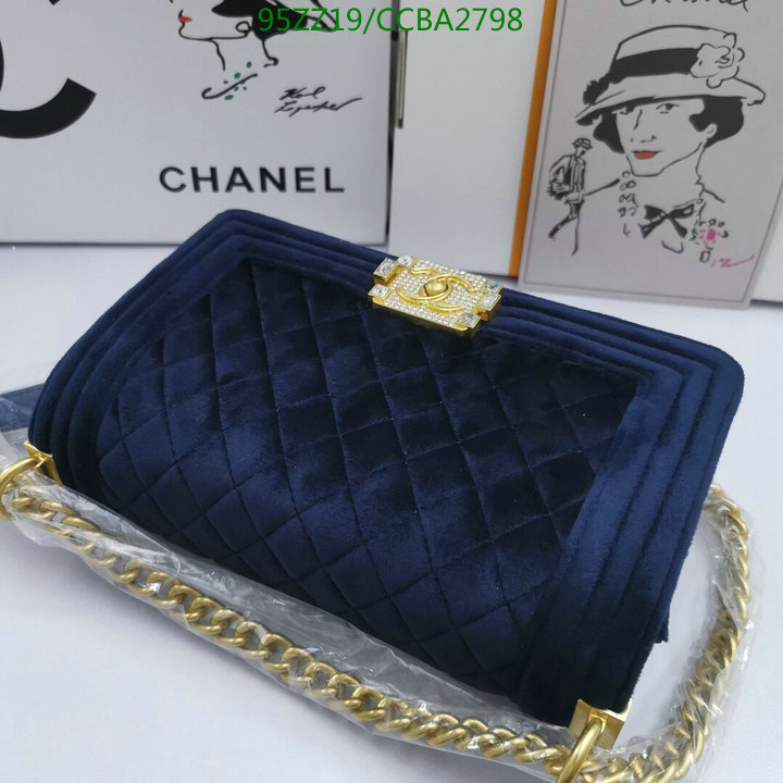 Chanel Bags ( 4A )-Le Boy,Code: CCBA2798,$: 95USD