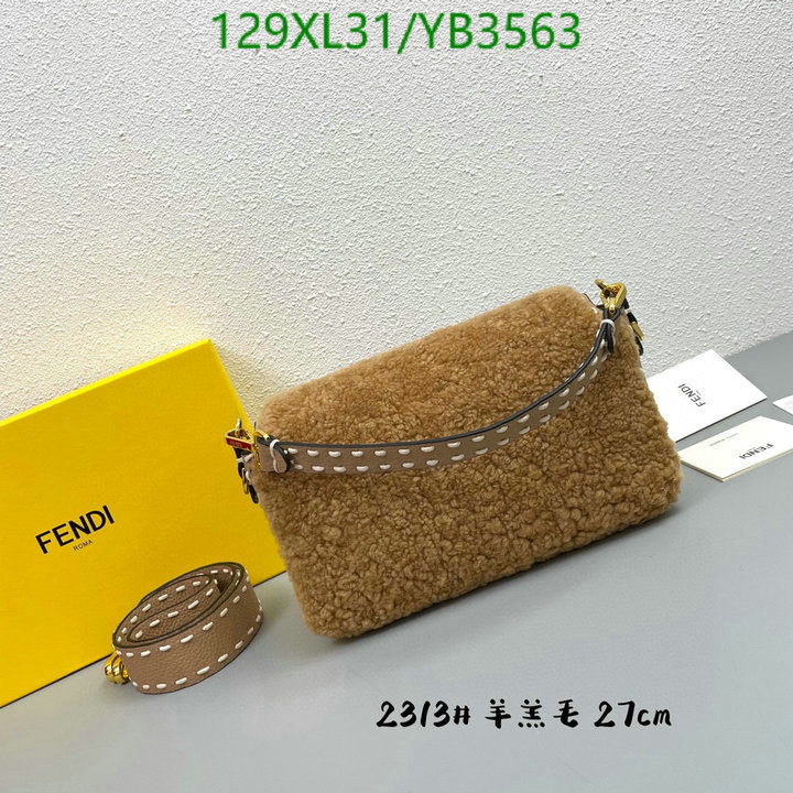 Fendi Bag-(4A)-Baguette-,Code: YB3563,$: 129USD