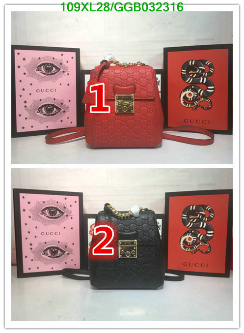 Gucci Bag-(4A)-Padlock-,Code: GGB032316,$: 109USD