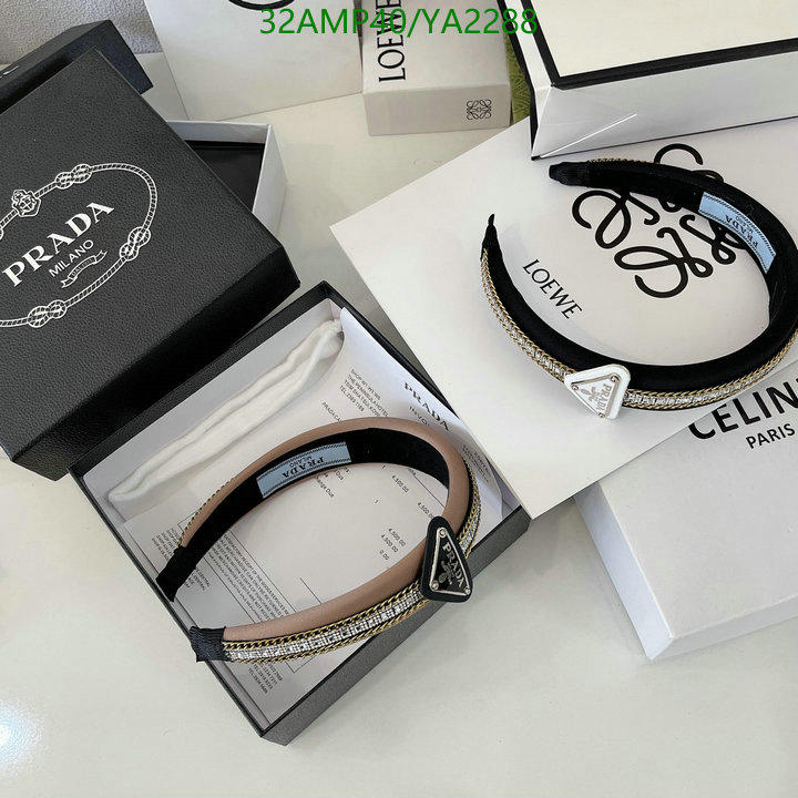 Headband-Prada, Code: YA2288,$: 32USD