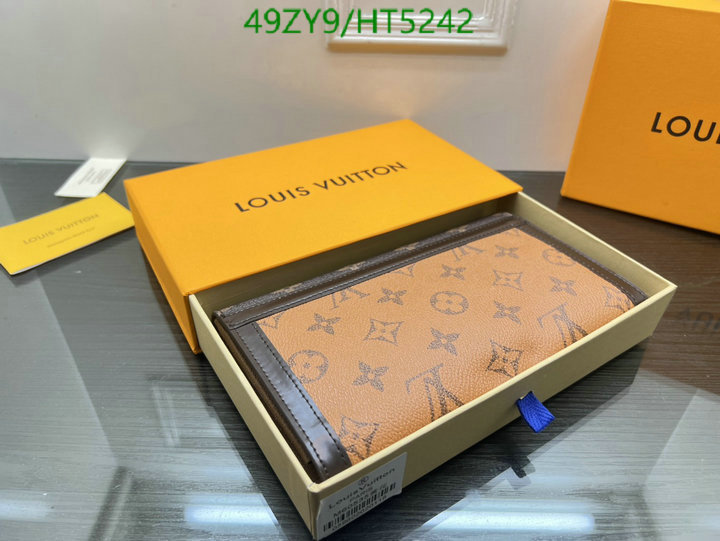 LV Bags-(4A)-Wallet-,Code: HT5242,$: 49USD