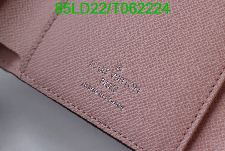 LV Bags-(Mirror)-Wallet-,Code: T062224,$: 85USD