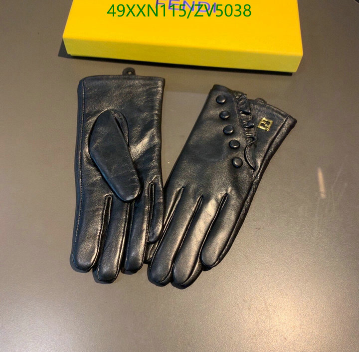 Gloves-Fendi, Code: ZV5038,$: 49USD