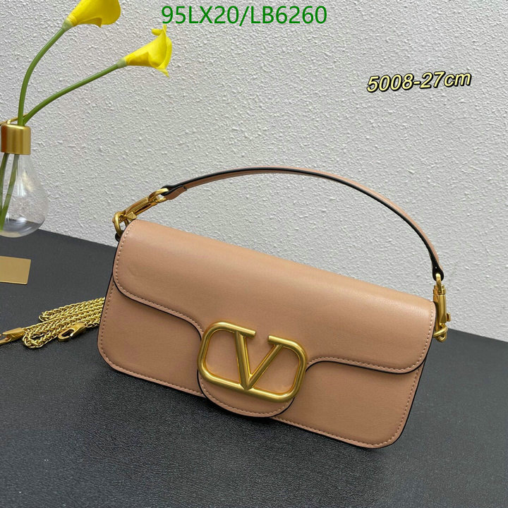 Valentino Bag-(4A)-LOC-V Logo ,Code: LB6260,$: 95USD
