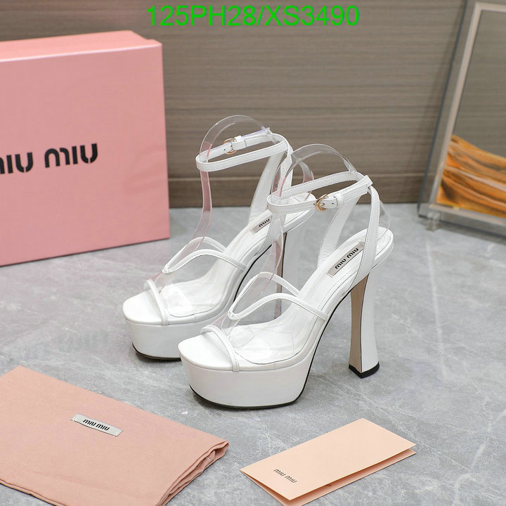 Women Shoes-Miu Miu, Code: XS3490,$: 125USD