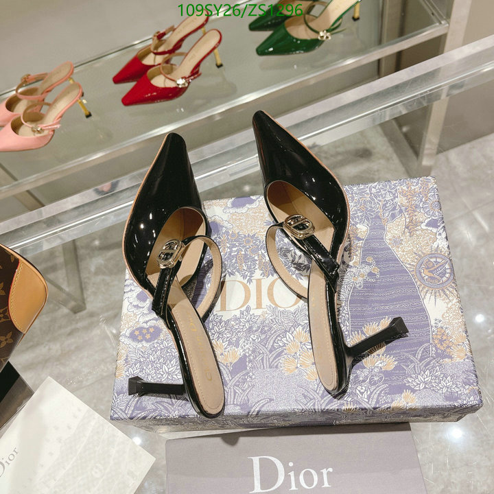 Women Shoes-Dior,Code: ZS1296,$: 109USD