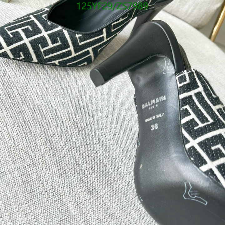 Women Shoes-Balmain, Code: ZS7989,$: 125USD