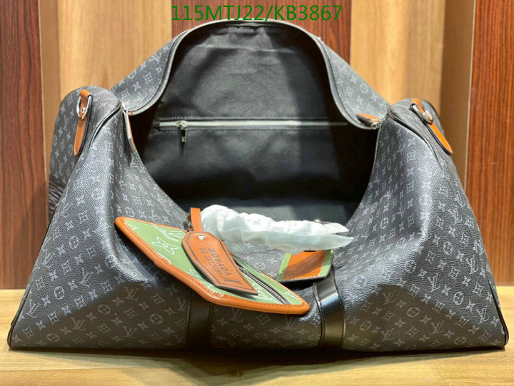 LV Bags-(4A)-Keepall BandouliRe 45-50-,Code: KB3867,$: 115USD