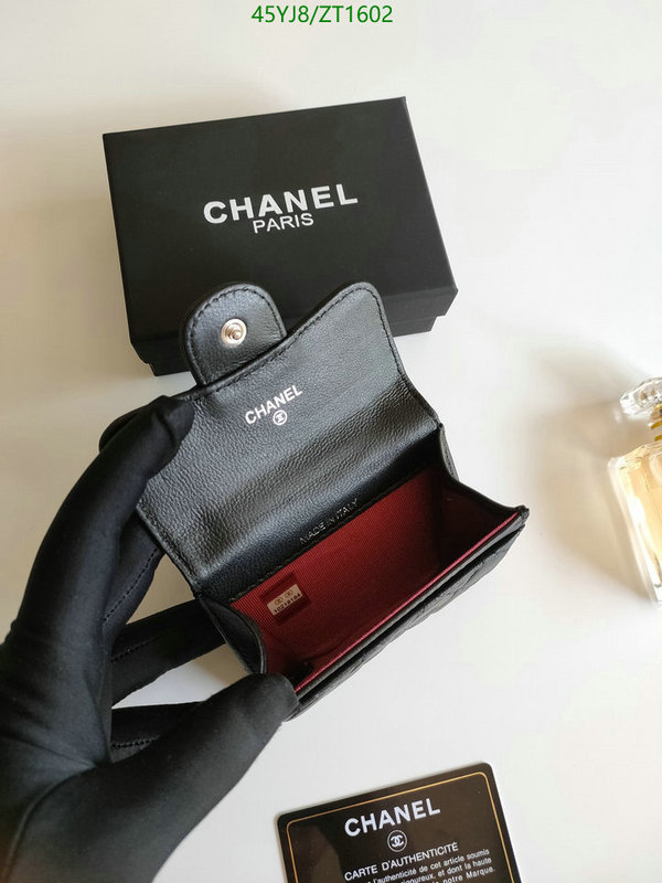 Chanel Bags ( 4A )-Wallet-,Code: ZT1602,$: 45USD