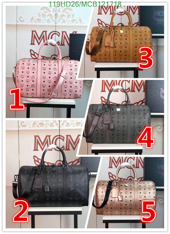 MCM Bag-(Mirror)-Handbag-,Code: MCB121718,$: 119USD