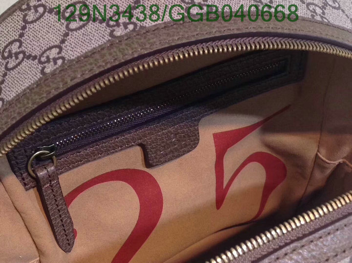 Gucci Bag-(Mirror)-Backpack-,Code:GGB040668,$: 129USD