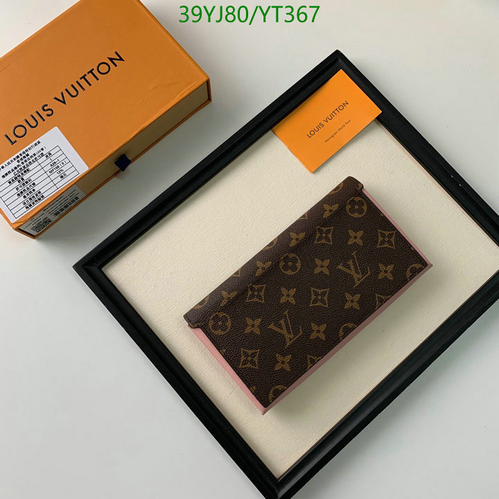 LV Bags-(4A)-Wallet-,Code: YT367,$: 39USD