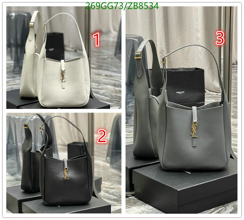 YSL Bag-(Mirror)-Handbag-,Code: ZB8534,$: 269USD