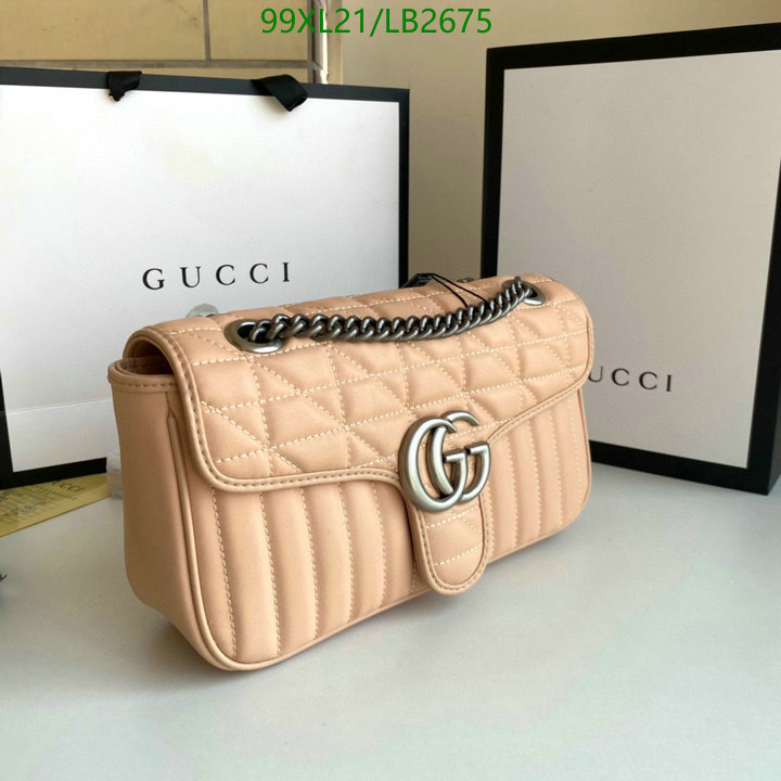 Gucci Bag-(4A)-Marmont,Code: LB2675,$: 99USD