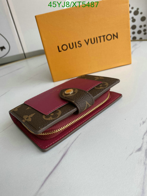 LV Bags-(4A)-Wallet-,Code: XT5487,$: 45USD