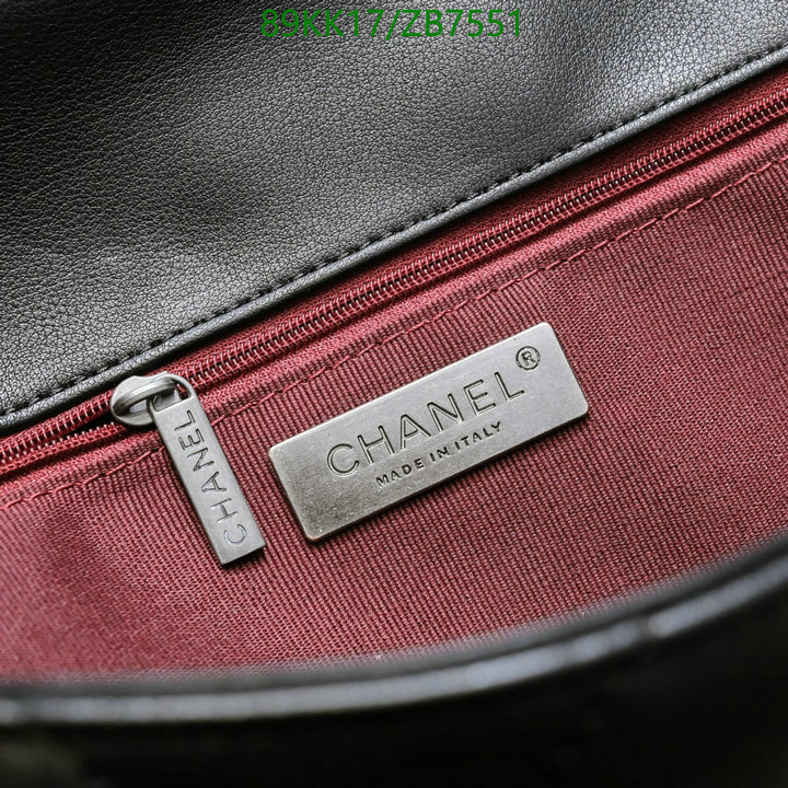 Chanel Bags ( 4A )-Diagonal-,Code: ZB7551,$: 89USD