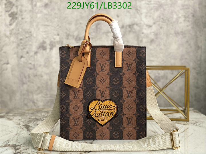 LV Bags-(Mirror)-Handbag-,Code: LB3302,$: 229USD