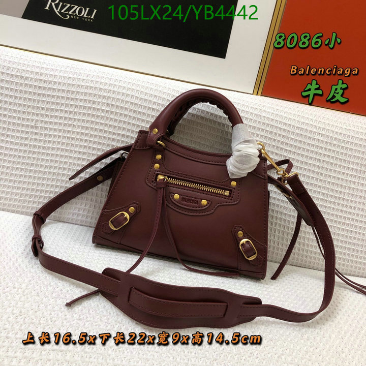 Balenciaga Bag-(4A)-Neo Classic-,Code: YB4442,$: 105USD