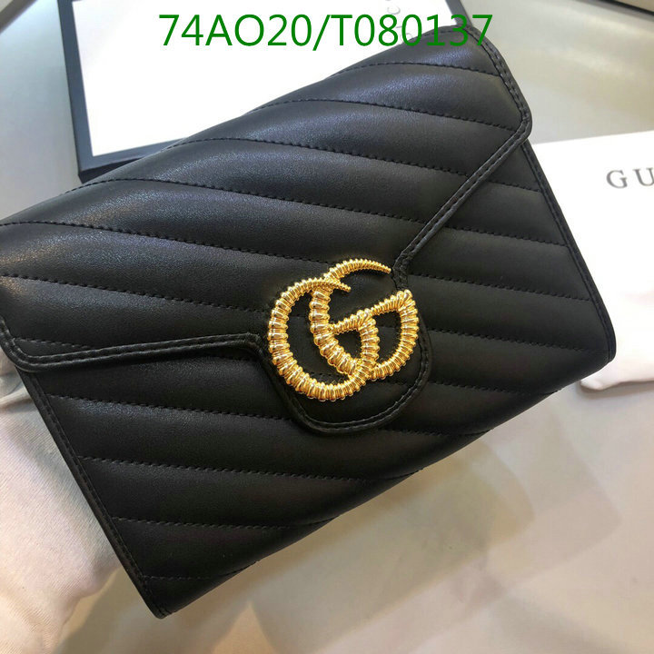 Gucci Bag-(Mirror)-Wallet-,Code: T080137,$:74USD