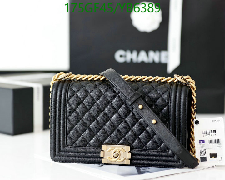 Chanel Bags -(Mirror)-Le Boy,Code: YB6389,$: 175USD