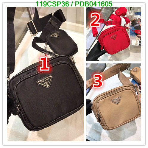 Prada Bag-(Mirror)-Diagonal-,Code: PDB041605,$: 119USD