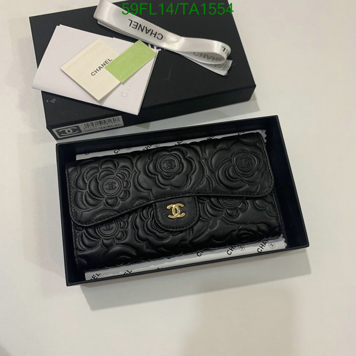 Chanel Bags ( 4A )-Wallet-,Code: TA1554,$: 59USD