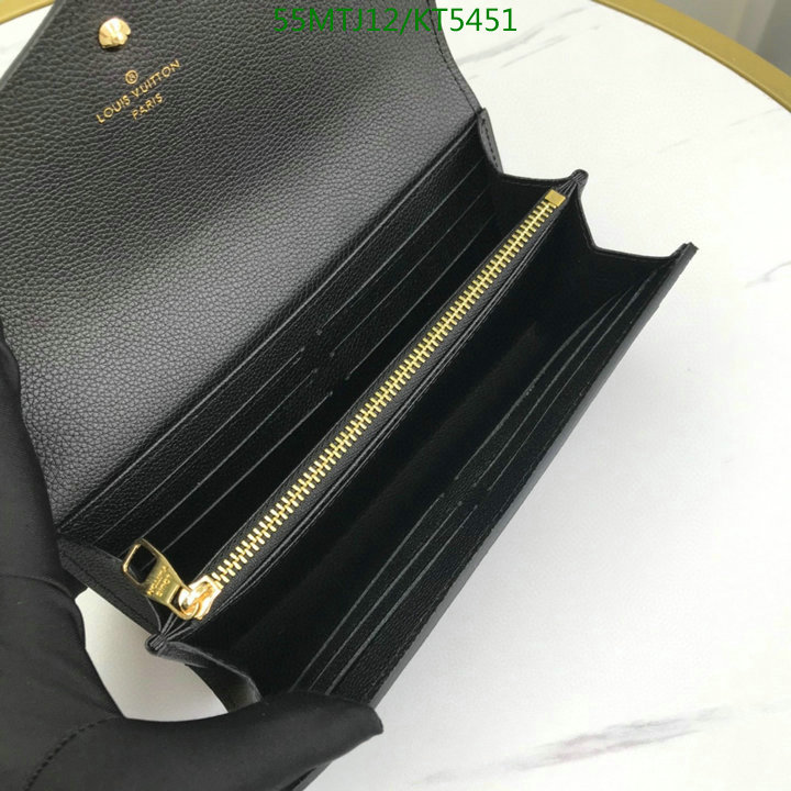 LV Bags-(4A)-Wallet-,Code: KT5451,$: 55USD