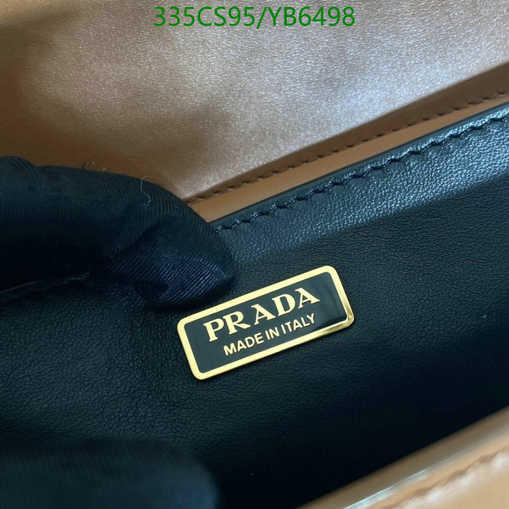 Prada Bag-(Mirror)-Triangle,Code: YB6498,$: 335USD