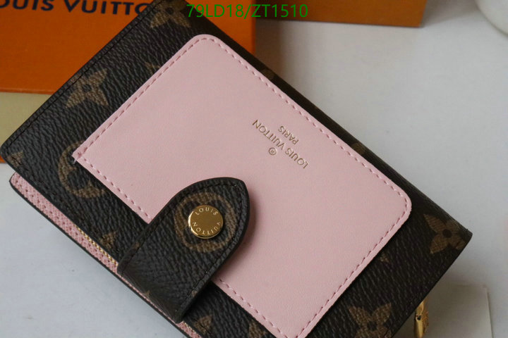 LV Bags-(Mirror)-Wallet-,Code: ZT1510,$: 79USD