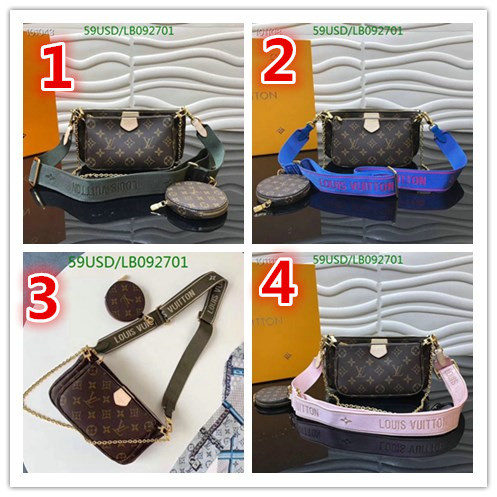 LV Bags-(4A)-New Wave Multi-Pochette-,Code: LB092701,$:59USD