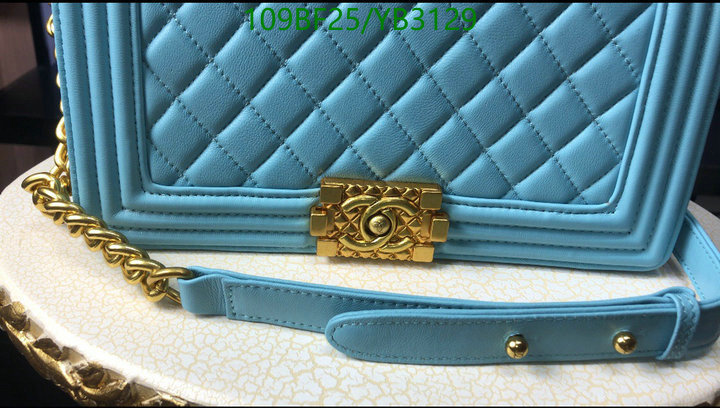 Chanel Bags ( 4A )-Le Boy,Code: YB3129,$: 109USD