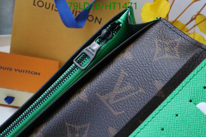 LV Bags-(Mirror)-Wallet-,Code: HT1471,$: 79USD