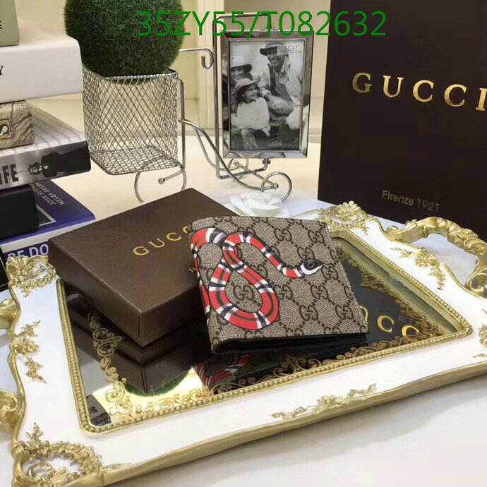 Gucci Bag-(4A)-Wallet-,Code: T082632,$:35USD