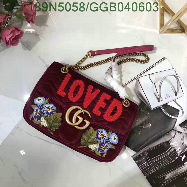 Gucci Bag-(Mirror)-Marmont,Code:GGB040603,$: 189USD