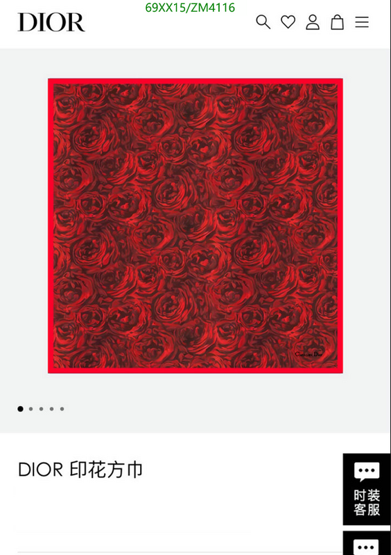 Scarf-Dior, Code: ZM4116,$: 69USD