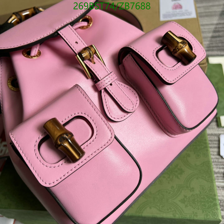 Gucci Bag-(Mirror)-Backpack-,Code: ZB7688,$: 269USD