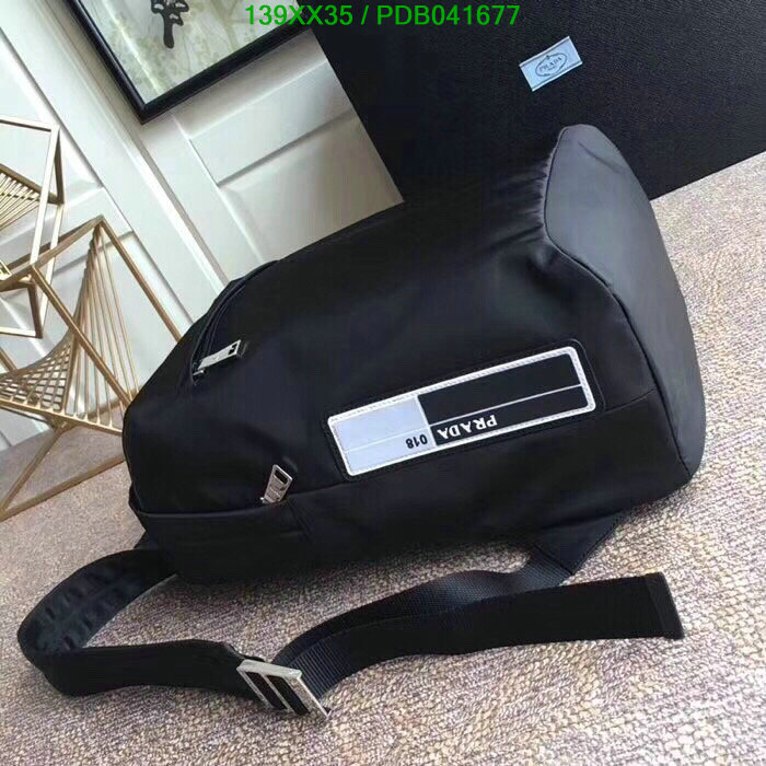 Prada Bag-(Mirror)-Backpack-,Code: PDB041677,$: 139USD