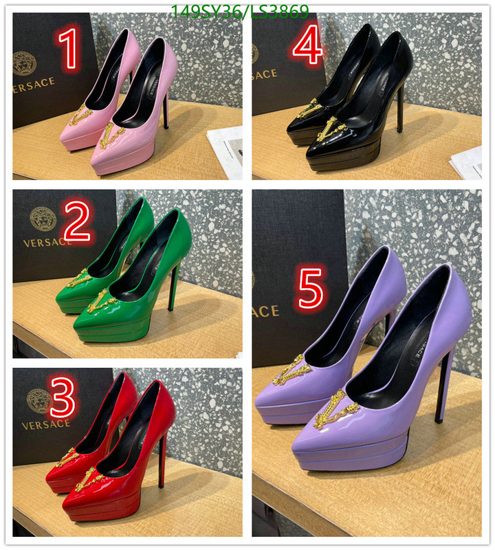 Women Shoes-Versace, Code: LS3869,$: 149USD