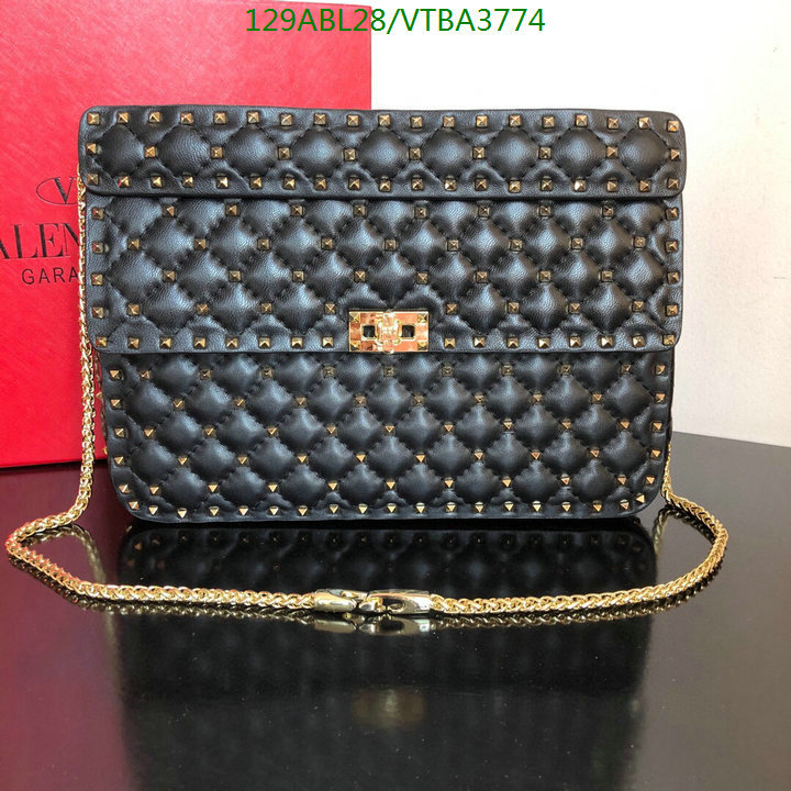 Valentino Bag-(4A)-Rockstud Spike-,Code: VTBA3774,$: 129USD