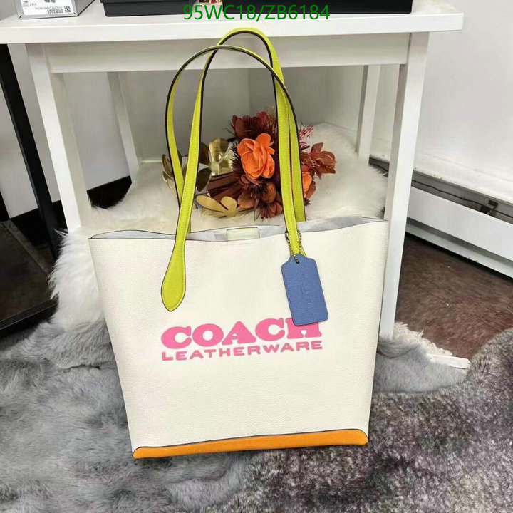 Coach Bag-(4A)-Handbag-,Code: ZB6184,$: 95USD