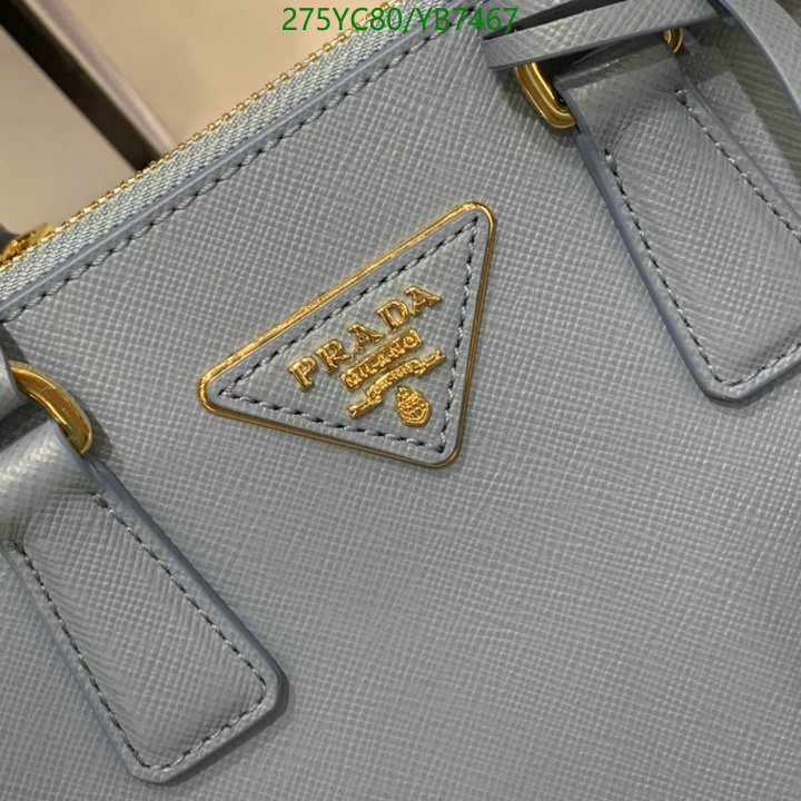 Prada Bag-(Mirror)-Diagonal-,Code: YB7467,$: 275USD