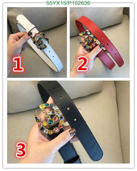 Belts-Gucci, Code: P102636,$:55USD