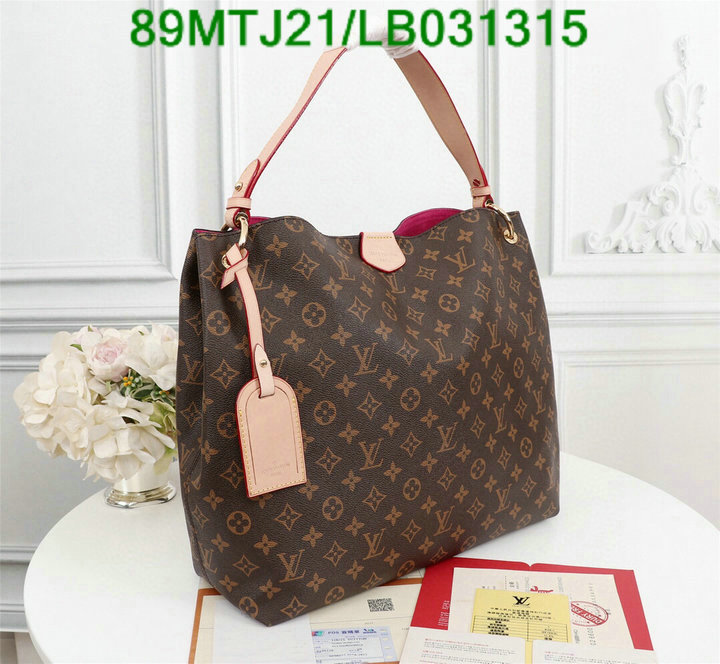 LV Bags-(4A)-Handbag Collection-,Code: LB031315,$: 89USD