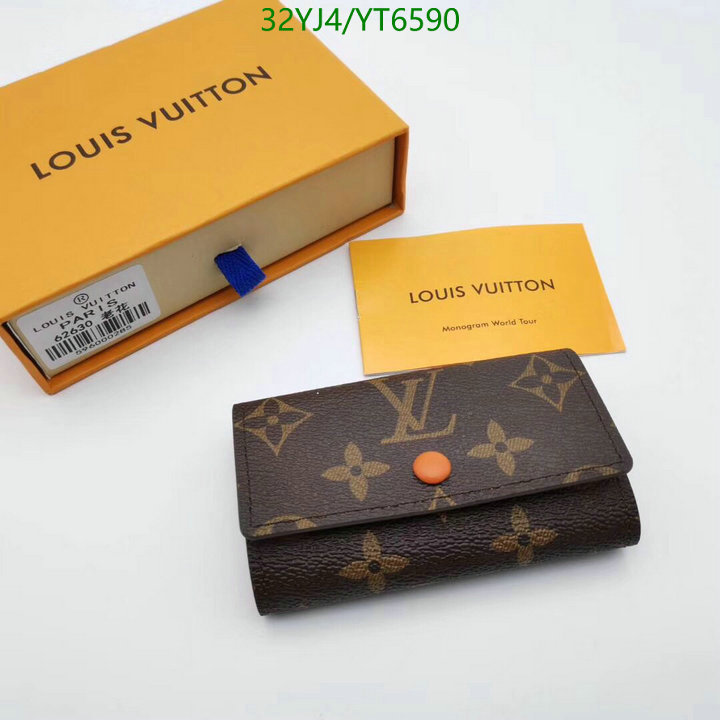 LV Bags-(4A)-Wallet-,Code: YT6590,$: 32USD