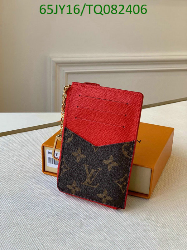 LV Bags-(Mirror)-Wallet-,Code: TQ082406,$: 65USD