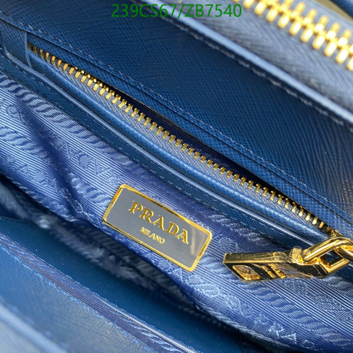 Prada Bag-(Mirror)-Handbag-,Code: ZB7540,$: 239USD